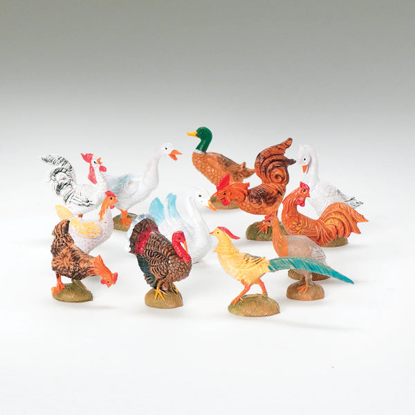 Barnyard Birds, Set of 12 - Fontanini® 5" Collection