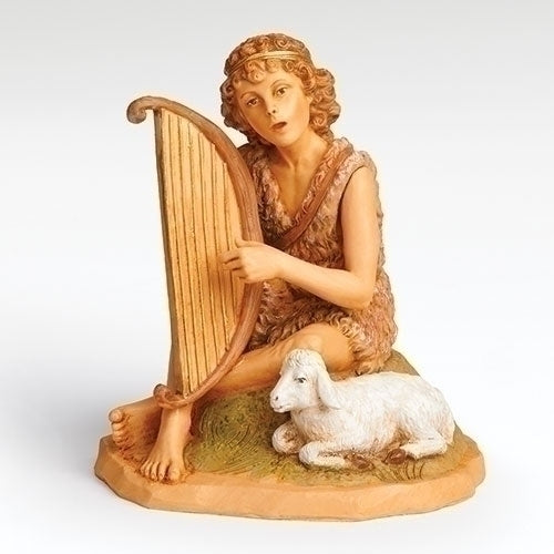Azarel the Harpist Shepherd - Fontanini® 7.5" Collection
