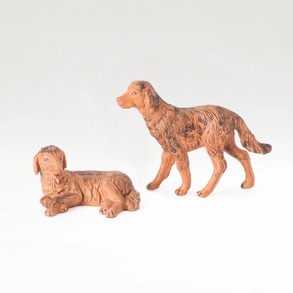 Dogs, Set of 2 - Fontanini® 5" Collection