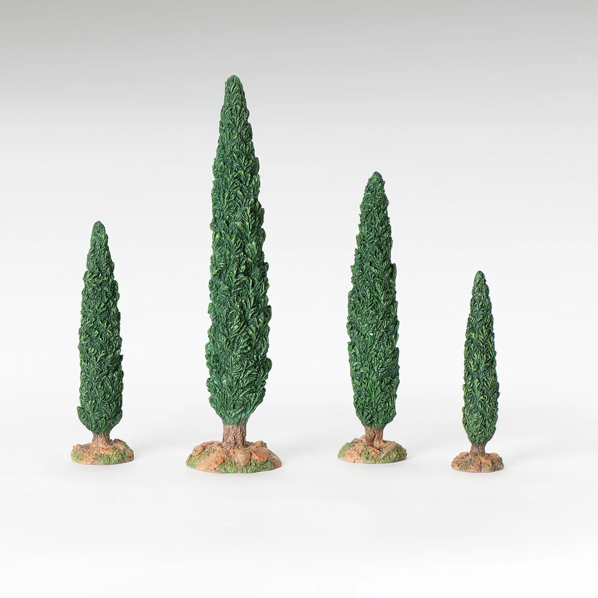 Cypress Tree, Set of 4 - Fontanini® 5" Collection