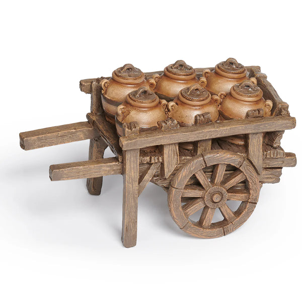 Cart with Jugs Accessory - Fontanini® 5" Collection