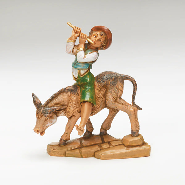 Dominic, Boy on Donkey - Fontanini® 5" Collection