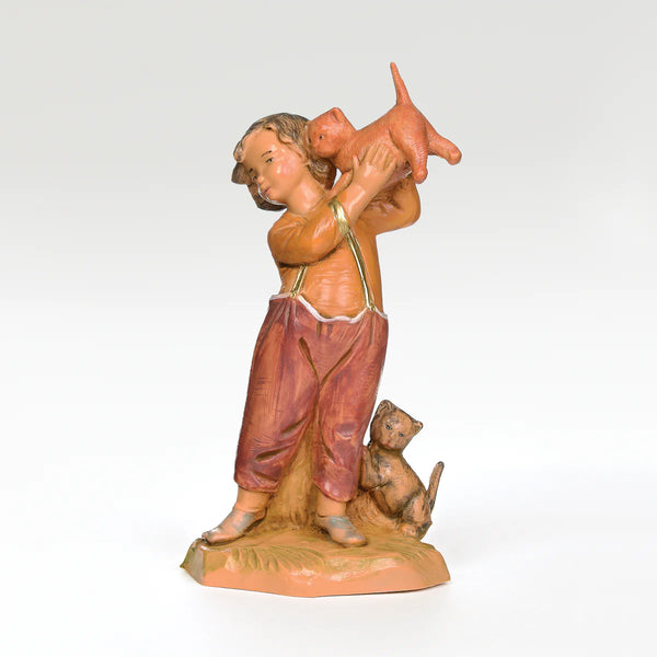 Seth, Boy with Kittens - Fontanini® 5" Collection