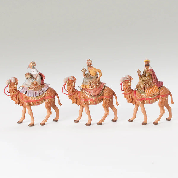 Three Kings on Camels, Set of 3 - Fontanini® 5" Collection