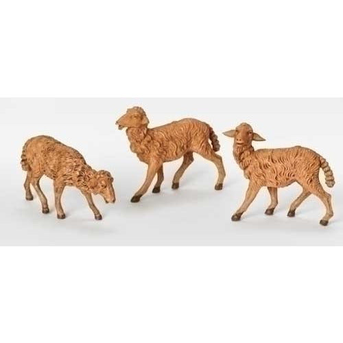 Brown Sheep, Set of 3 - Fontanini® 7.5" Collection