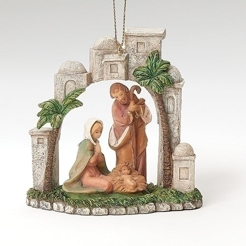 Holy Family in Bethlehem Ornament by the Fontanini Gift Collection #56379