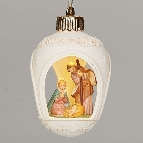 Holy Family Porcelain Ornament (lighted) - Fontanini® Gifts Collection - SALE