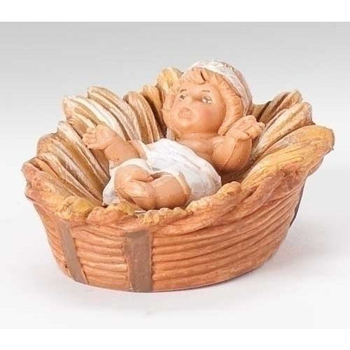Centennial Baby Jesus With Manger (2 Pcs) - Fontanini® 5" Collection