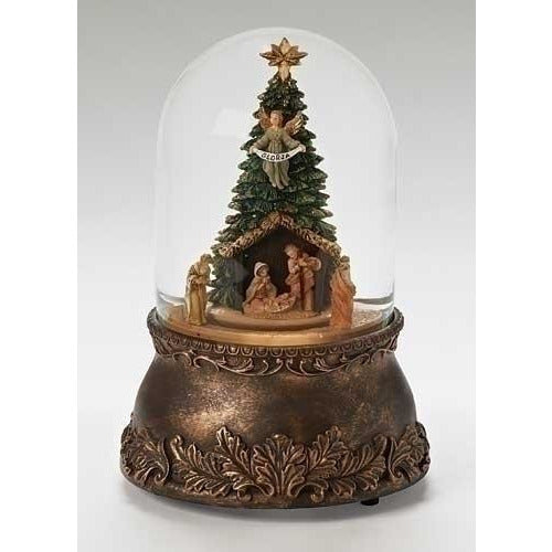 Christmas Tree Rotating Nativity Scene Glitterdome® - Fontanini®