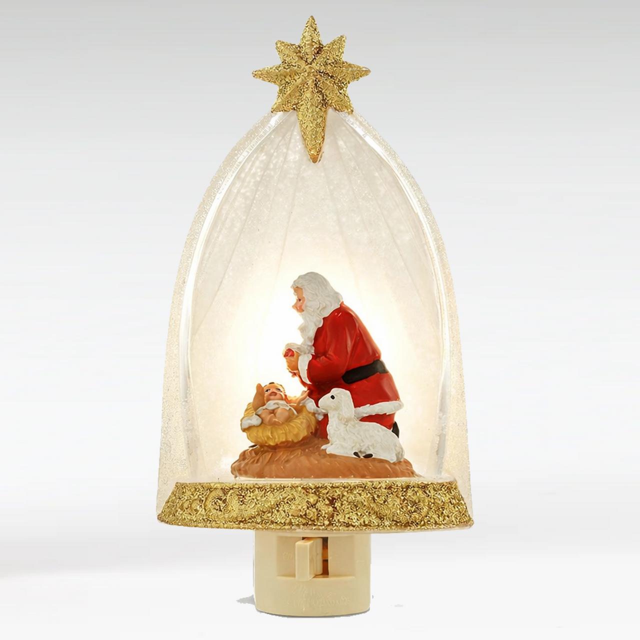 6.5" Kneeling Santa Night Light #164099 - SALE
