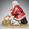 13" Kneeling Santa By Joseph Studio #26780