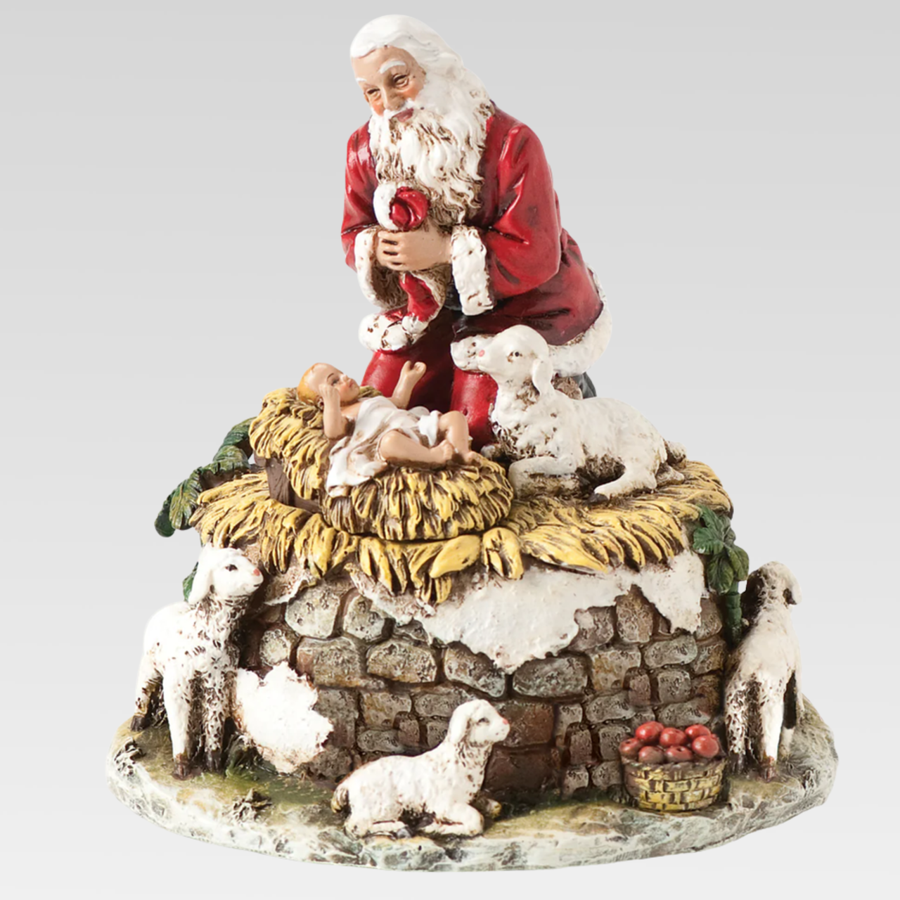 Musical Kneeling Santa Figure by Joseph Studio #26783