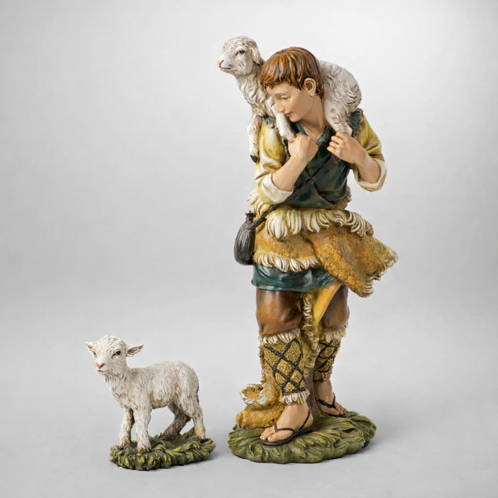 SHEPHERD WITH LAMB by Joseph's Studio® 27" Color Nativity Collection