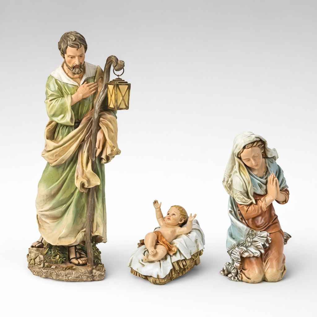 HOLY FAMILY SET by Joseph's Studio® 27" Color Nativity Collection