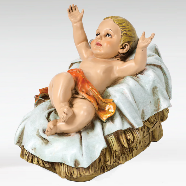 INFANT JESUS IN MANGER by Joseph's Studio® 27" Color Nativity Collection