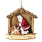 Kneeling Santa Ornament by Roman Inc #39546
