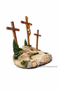 Crucifixion Scene Only with Crosses & Crucifix - Fontanini® 5" Collection