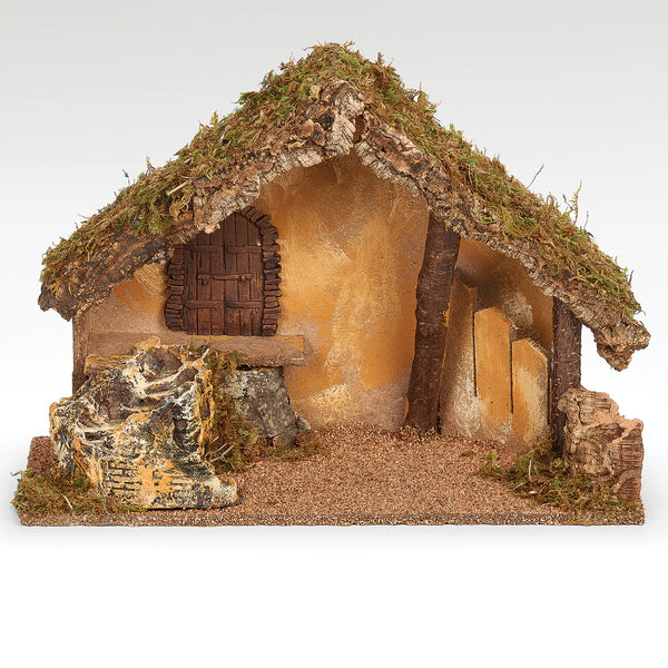 Traditional Italian Wood Stable #50853 - Fontanini® 7.5" Collection