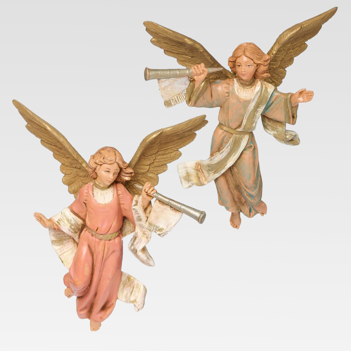 Fontanini Trumpeting Angels Set of 2 – 5
