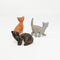 Cats, Set of 3 - Fontanini® 5" Collection