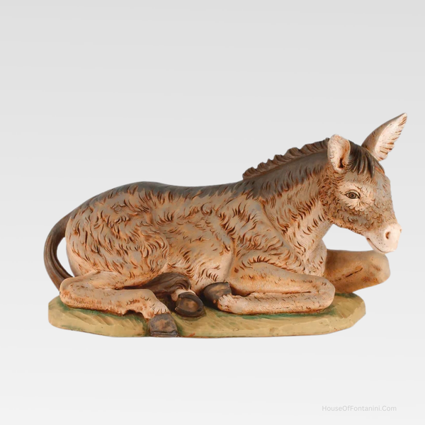 Seated Donkey - Fontanini® 50" Lifesize Nativity Collection
