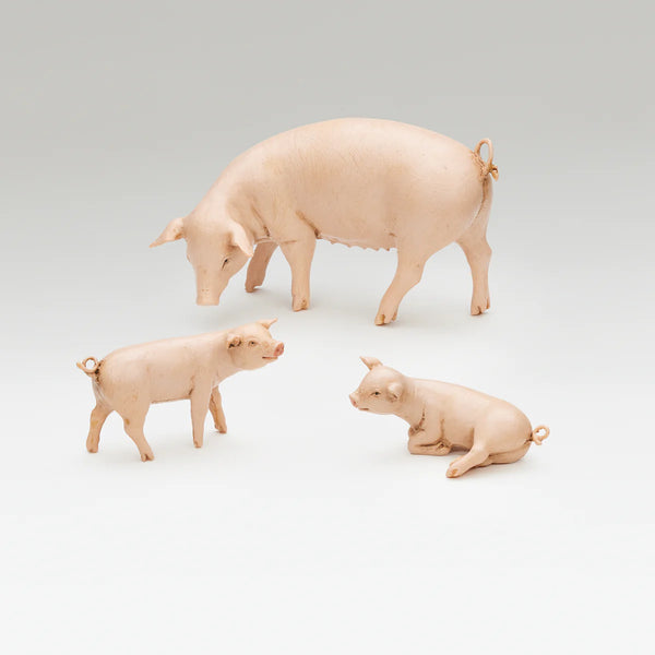 Pig Family, Set of 3 - Fontanini® 7.5" Collection