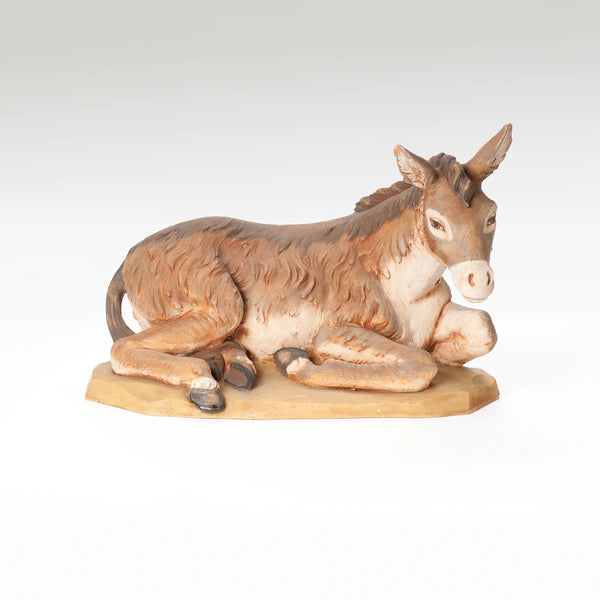 Seated Donkey - Fontanini® 27" Large Masterpiece Collection