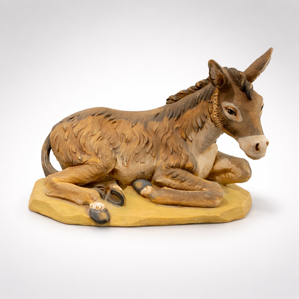 Seated Donkey - Fontanini® 27" Large Masterpiece Collection