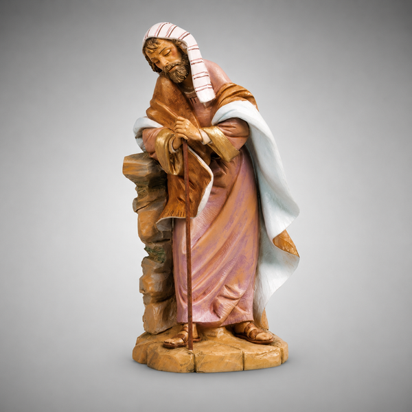 Joseph #53711 Fontanini Italian Nativity 18 inch figure with staff