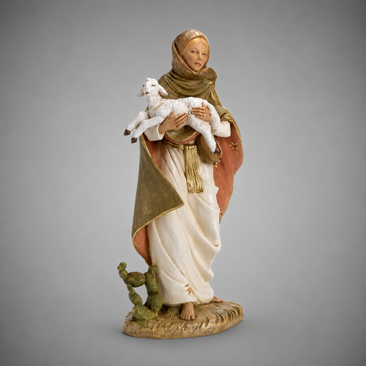 Rhoda Shepherdess with Lamb #53725 Fontanini Italian Nativity 18 inch figure