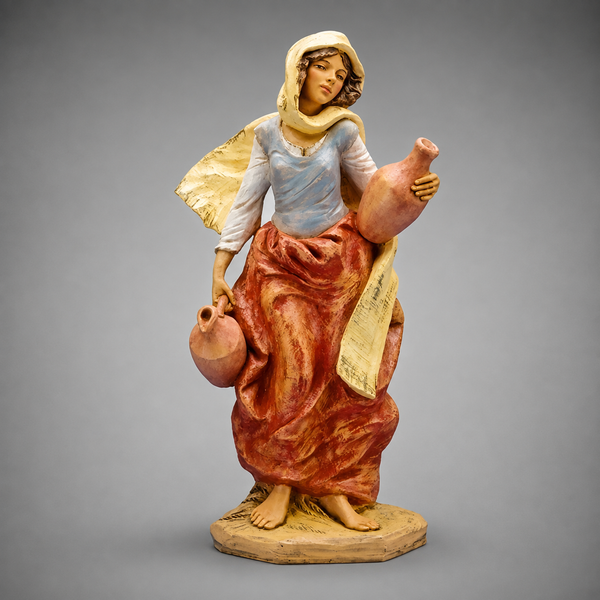 Judith Villager with Water Jugs #53756 Fontanini Italian Nativity 18 inch figure
