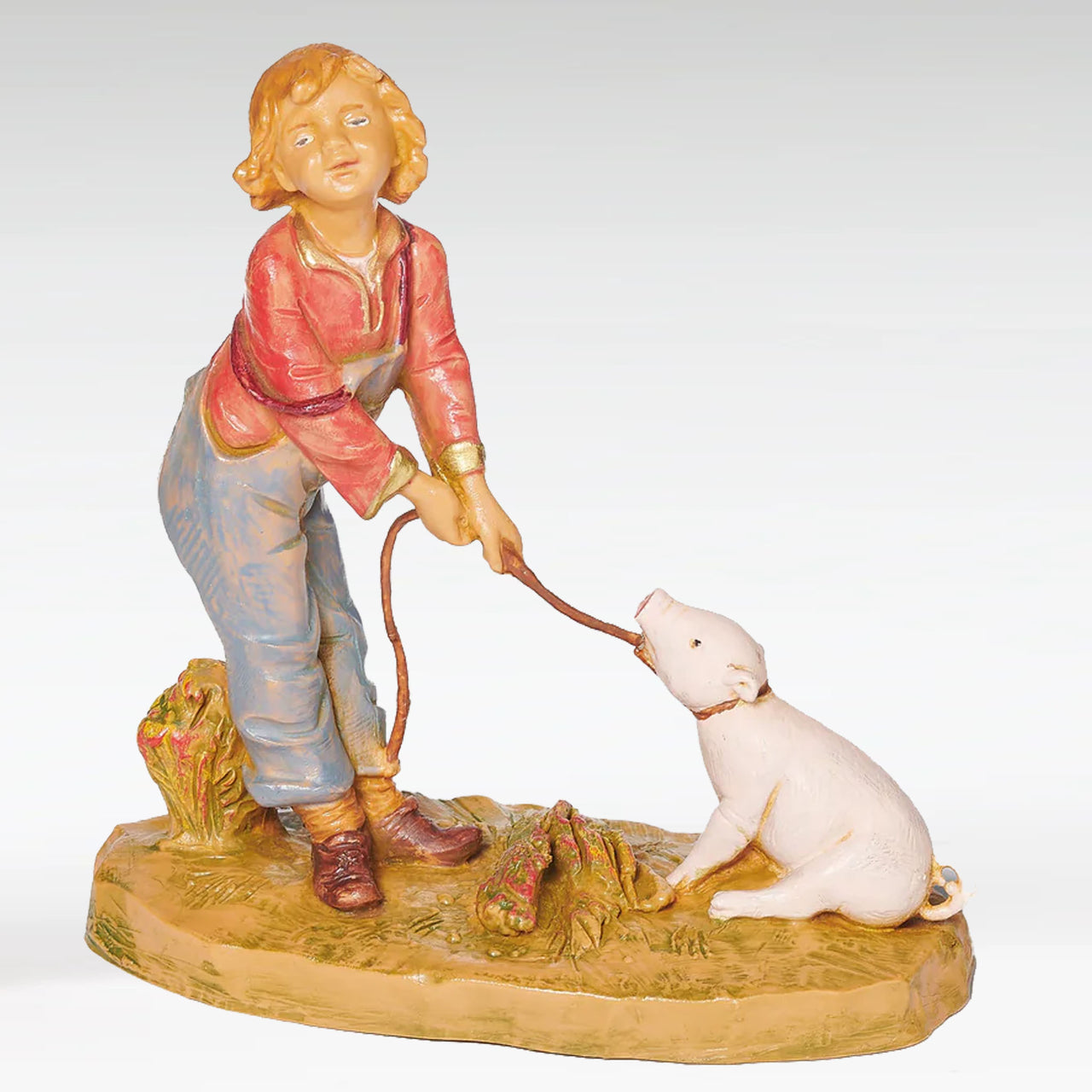 Zeke, the Young Pig Swine-Herd Boy - Fontanini® 5" Collection