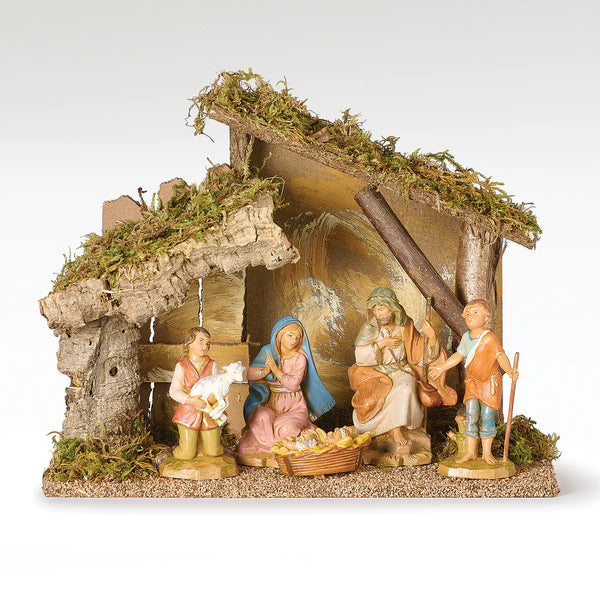 5 Piece Shepherd's Italian Nativity Set - Fontanini® 5" Collection