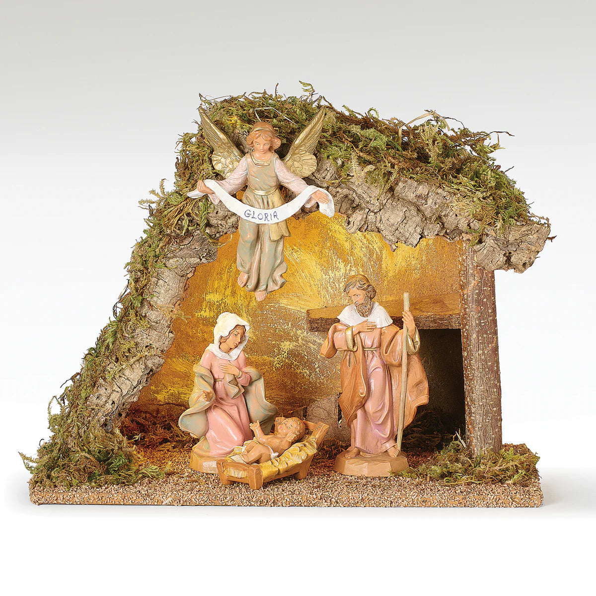 4 Piece Lighted Italian Nativity Set - Fontanini® 5" Collection