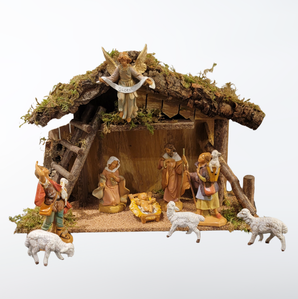 9 Piece Lighted Loft Nativity Set - Fontanini® 5" Collection (Copy)