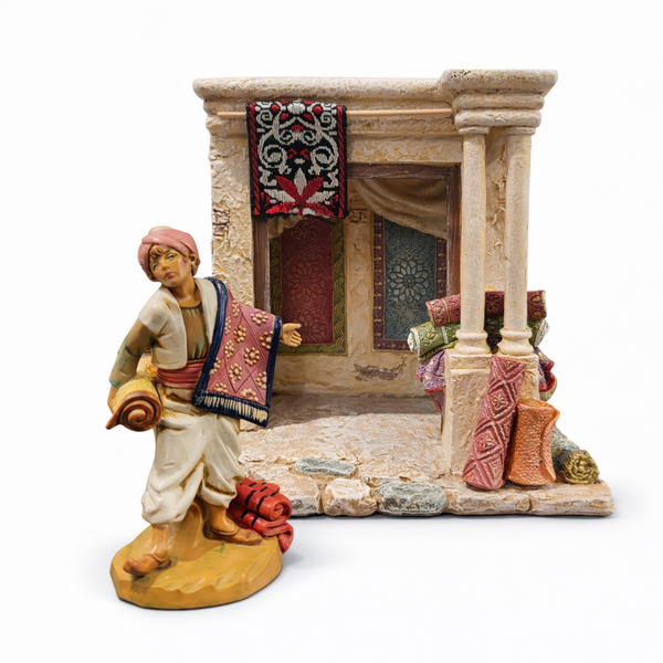 Rug Merchant Shop Village Bundle for Fontanini 5" Nativity