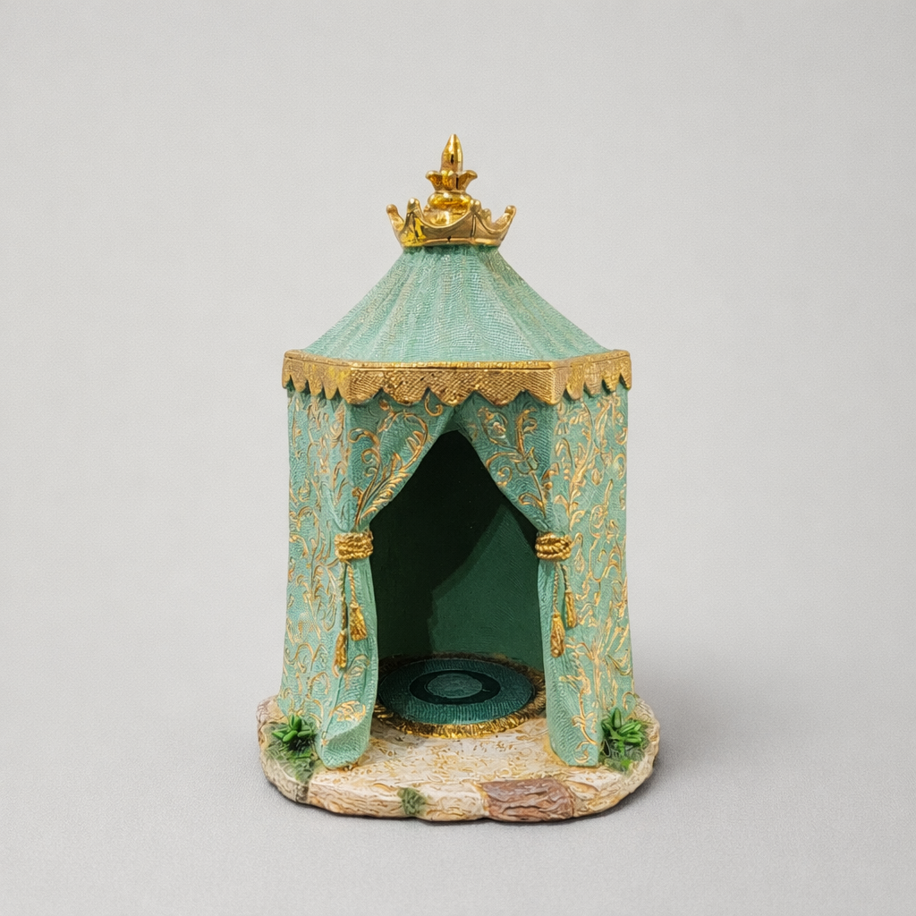 GREEN Melchior King's Tent - Fontanini® 5" Collection