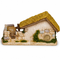 Cobblestone and Thatch Sheep Shelter - Fontanini® 5" Collection