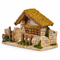 Cobblestone and Thatch Sheep Shelter - Fontanini® 5" Collection