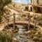 Wood Foot Bridge- Fontanini® 5" Landscape Collection