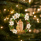 Holy Family in Poinsettia Wreath Ornament - Fontanini Gift Collection