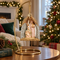 Arched Holy Family Ornament with Village Carving- Fontanini Gift Collection
