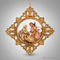 2026 Gold Filagree Cameo Event Ornament - Fontanini Gift Collection
