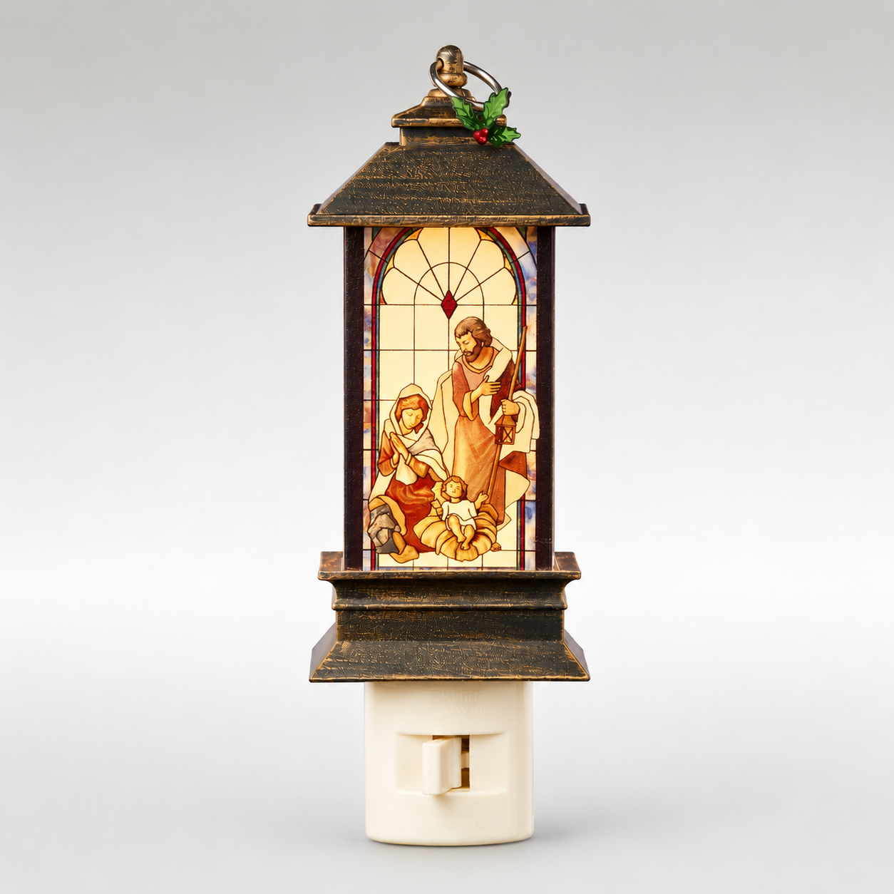 6" Holy Family Night Light by House of Fontanini Gift Collection