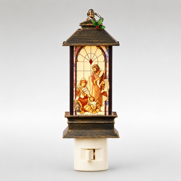 6" Holy Family Night Light by House of Fontanini Gift Collection