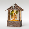 HOLY FAMILY Lit & Motorized SWIRL STABLE - Fontanini Gift Collection