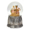 Fluted Silver Holy Family Musical Glitterdome by Fontanini® - SALE
