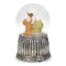 Fluted Silver Holy Family Musical Glitterdome by Fontanini® - SALE