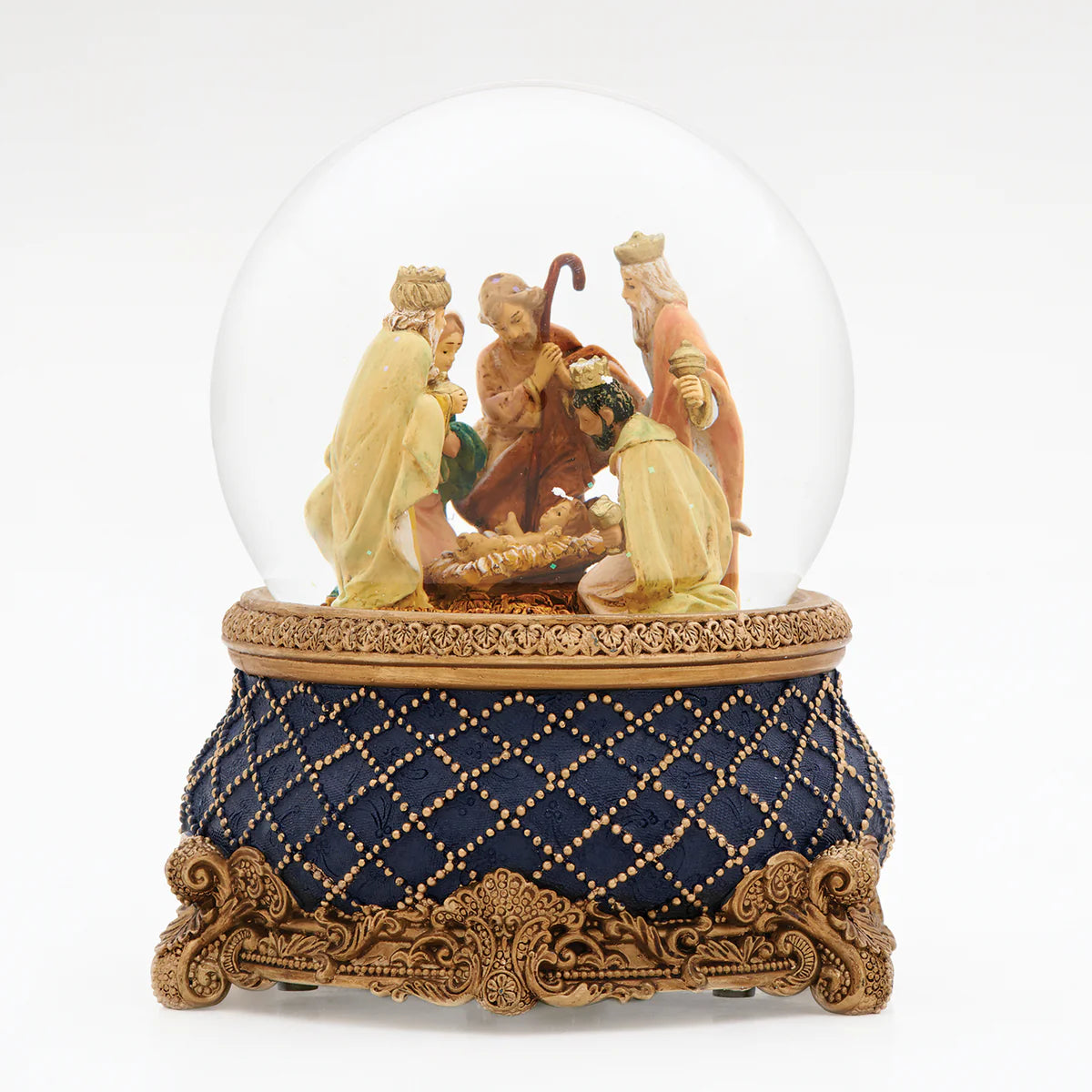 We Three Kings,  Musical Nativity Scene Glitterdome® - Fontanini®
