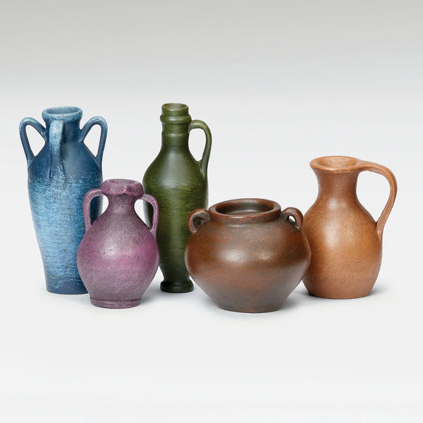 Wine, Water, and Oil Jugs & Pots, Set of 5 - Fontanini® 5" Collection